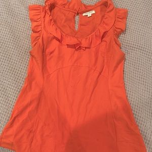 Blouse with ruffle detail